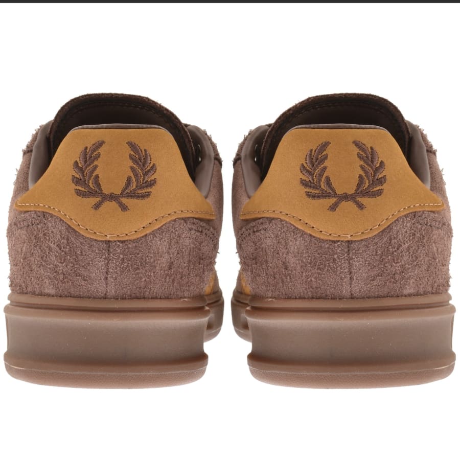 Fred Perry B4 Suede Trainers Brown
